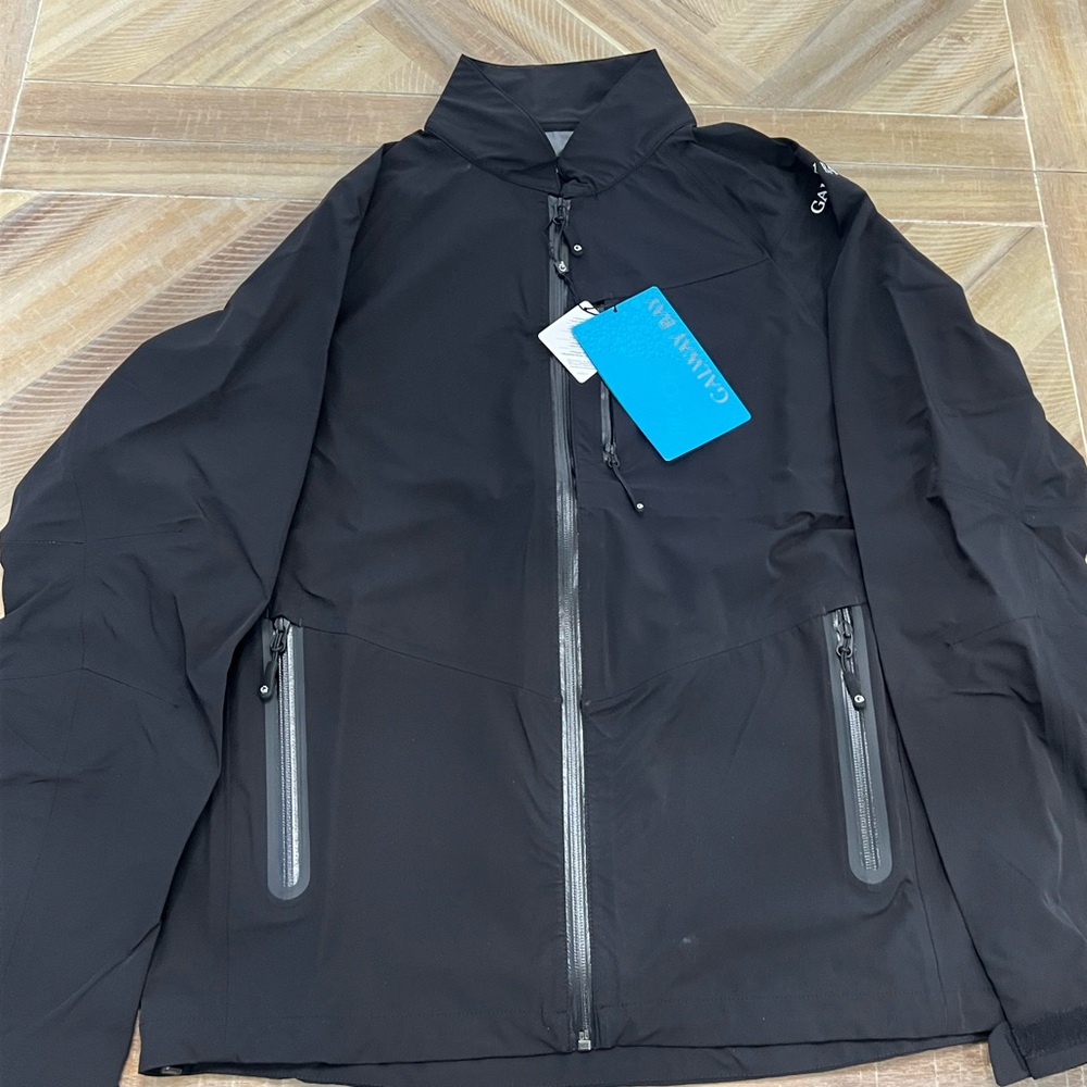 Galway Bay Men's Black Performance Golf Jacket